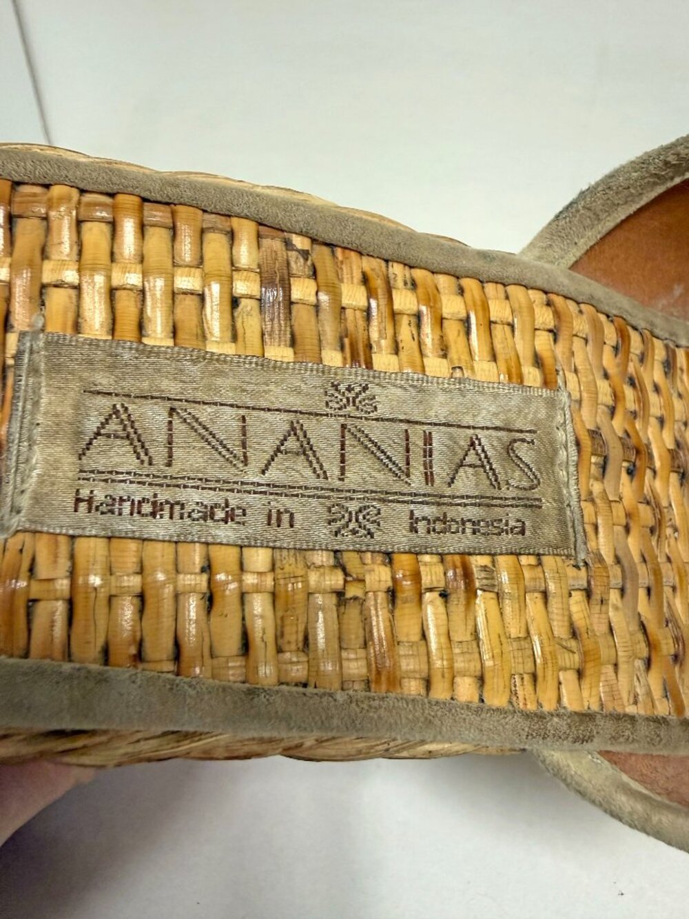 *RARE* Vintage Ananias Rattan Sandals - Picture 13 of 14